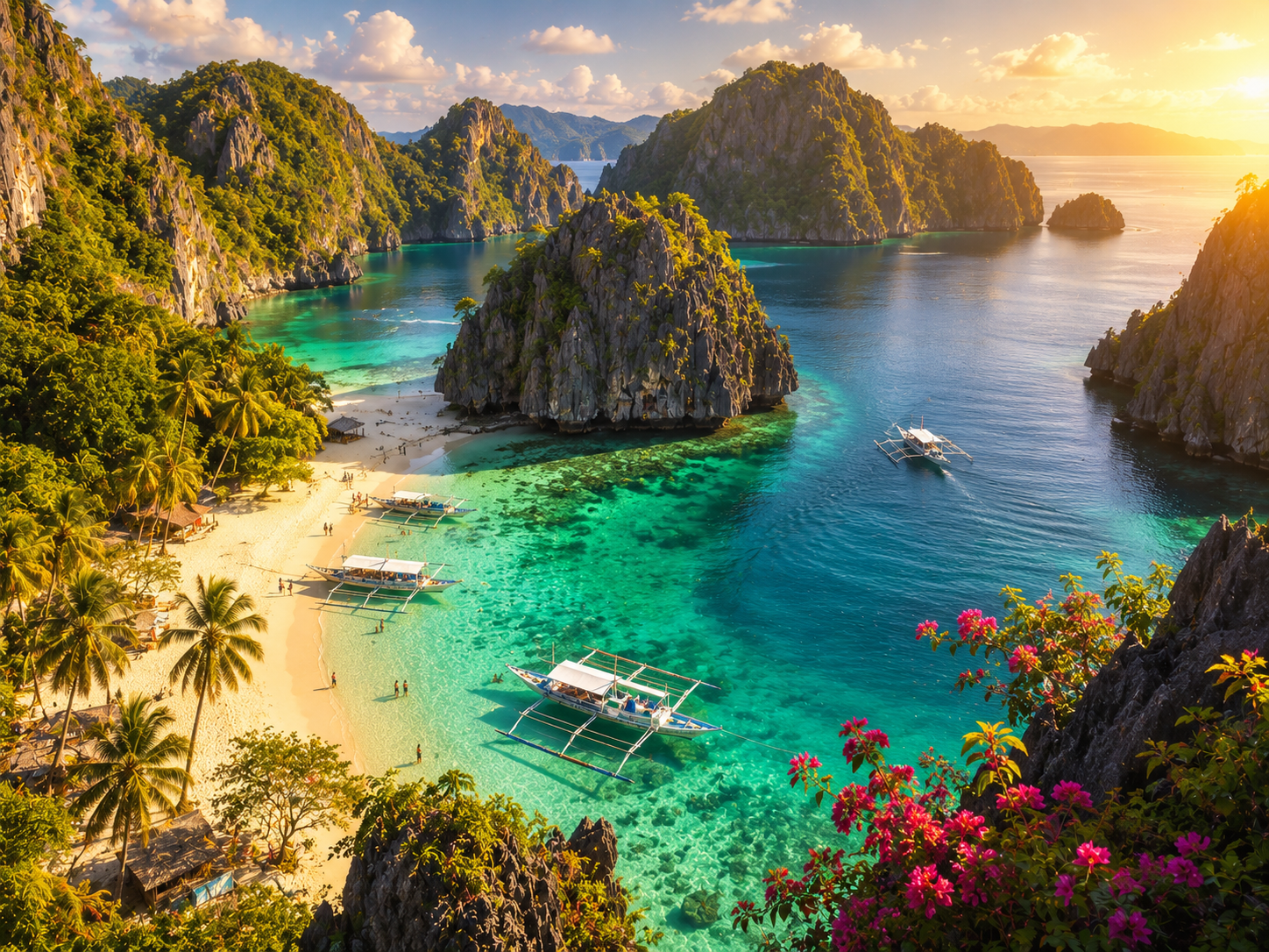 A scenic view of the Philippines