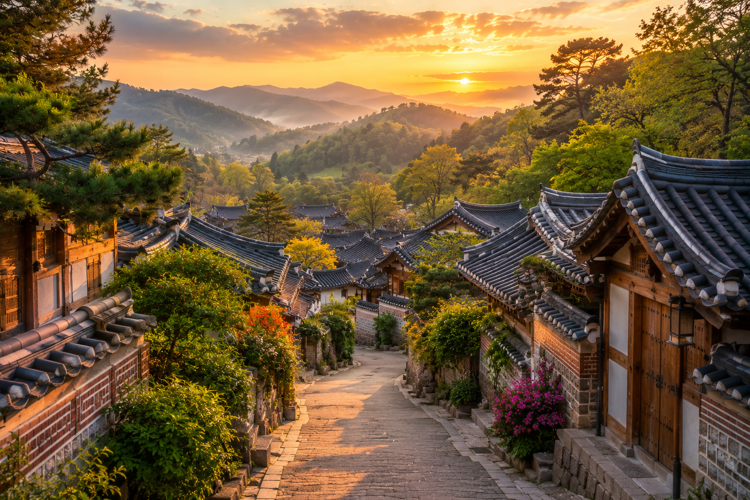 A scenic view of Korea